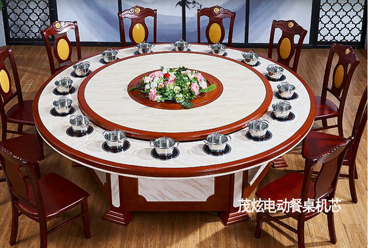 转盘式电动餐桌机芯