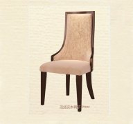 韩式现代实木餐椅-型号：DY104A